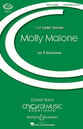 Molly Malone SA choral sheet music cover